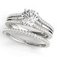 Multirow Hidden Halo Engagement Rings