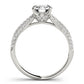 Round Pavé Engagement Ring