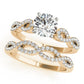 Infinity Twisted Shank Engagement Ring