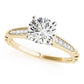 Vintage Inspired Single Row Engagement Ring