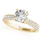 Vintage Inspired Milgrain Engagement Ring