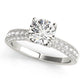 Vintage Inspired Milgrain Engagement Ring