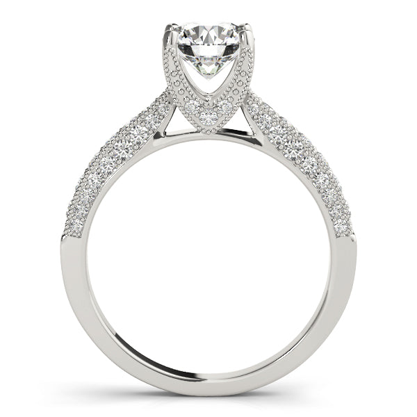Vintage Inspired Milgrain Engagement Ring