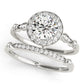 Solitaire Halo Engagement Rings
