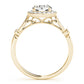 Solitaire Halo Engagement Rings