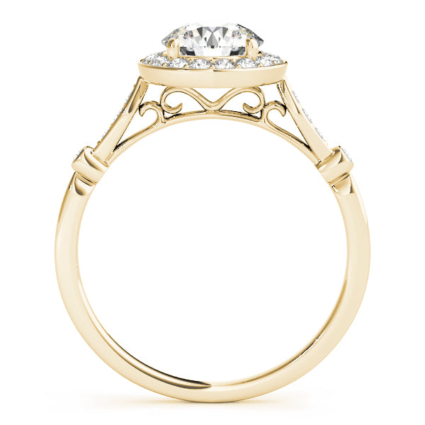 Solitaire Halo Engagement Rings