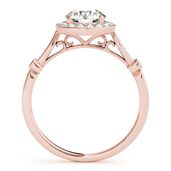 Solitaire Halo Engagement Rings