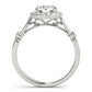 Solitaire Halo Engagement Rings