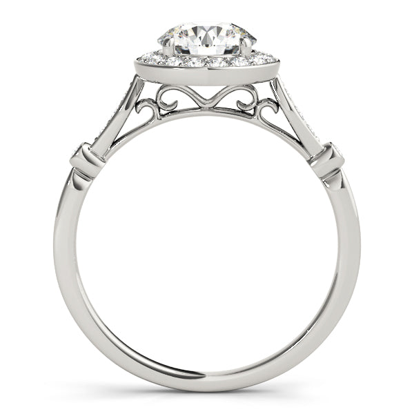 Solitaire Halo Engagement Rings