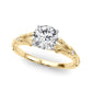 Accented Vintage-Inspired Engagement Ring