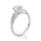 Accented Vintage-Inspired Engagement Ring