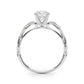 Accented Vintage-Inspired Engagement Ring