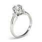 Solitaire Cluster Sides Engagement Rings