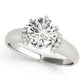 Solitaire Cluster Sides Engagement Rings