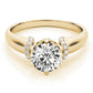 Solitaire Cluster Sides Engagement Rings