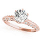 Vintage Solitaire Round Engagement Rings