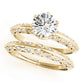 Vintage Solitaire Round Engagement Rings