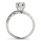 Vintage Solitaire Round Engagement Rings