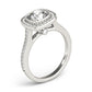 ENGAGEMENT RINGS HALO CUSH