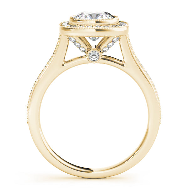 ENGAGEMENT RINGS HALO CUSH