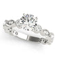 Antique Inspired Milgrain Engagement Ring