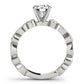 Antique Inspired Milgrain Engagement Ring