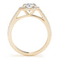 Round Halo Diamond Engagement Ring