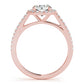 Round Halo Diamond Engagement Ring