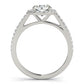 Round Halo Diamond Engagement Ring