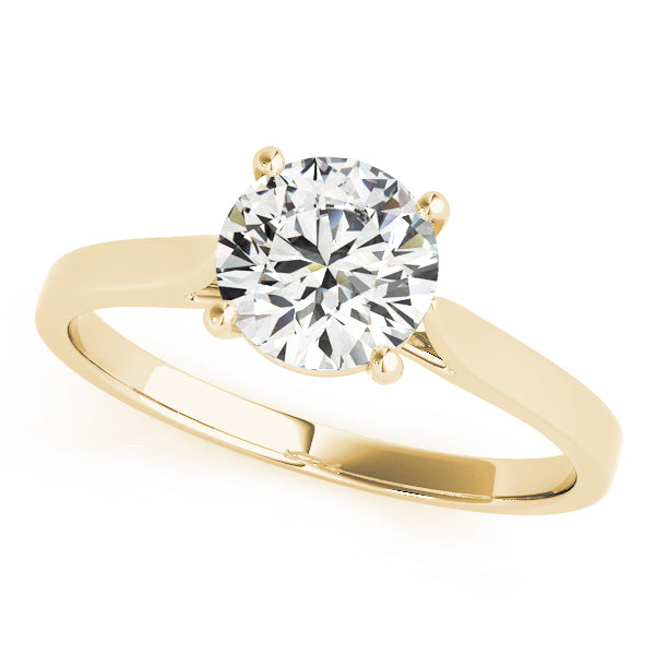 Solitaire Cathedral Engagement Ring