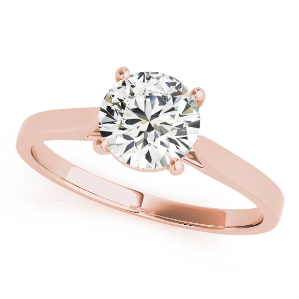 Solitaire Cathedral Engagement Ring