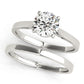 Solitaire Cathedral Engagement Ring