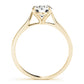 Solitaire Cathedral Engagement Ring