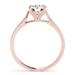 Solitaire Cathedral Engagement Ring