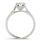 Solitaire Cathedral Engagement Ring