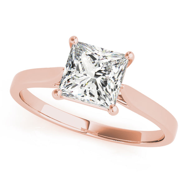 Solitaire Cathedral Engagement Ring