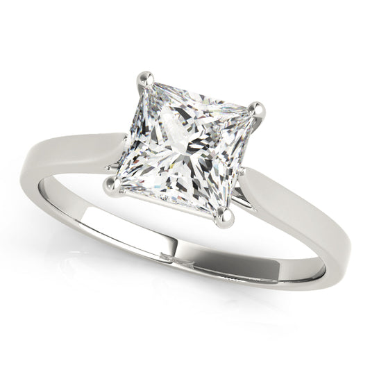 Solitaire Cathedral Engagement Ring