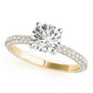 Pavé Set Round Engagement Ring
