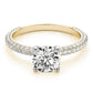 Pavé Set Round Engagement Ring