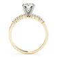 Single Row Shared Prong Engagement Rings