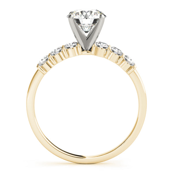 Single Row Shared Prong Engagement Rings