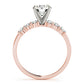 Single Row Shared Prong Engagement Rings