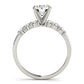 Single Row Shared Prong Engagement Rings