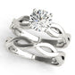 Twisted Shank Solitaire Engagement Ring