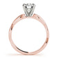 Twisted Shank Solitaire Engagement Ring