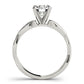Twisted Shank Solitaire Engagement Ring