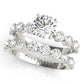 Single Row Prong Engagement Ring