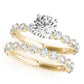 Single Shared Prong Engagement Ring
