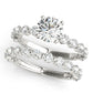 Single Shared Prong Engagement Ring