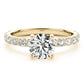 French Cut Solitaire Engagement Ring